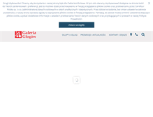 Tablet Screenshot of galeria-glogow.pl